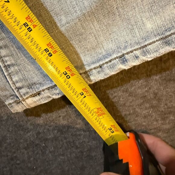 American Eagle Vtg Boyfriend 77 jeans womens 6 Bootcut Y2K light distressed - Picture 7 of 12